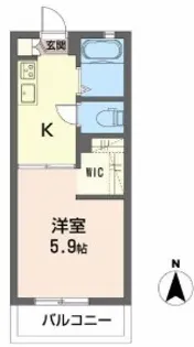 クレールY【1階】の間取り