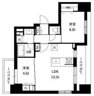 アーバンパーク立石【12階】の間取り