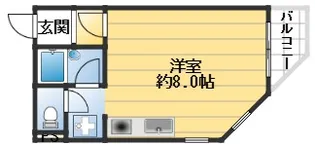 アメニティー・タル【2階】の間取り