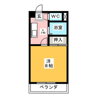 グリーンビレッジ【1階】の間取り