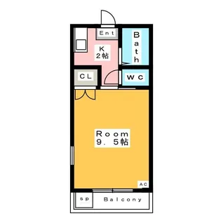 ホライズン Horizon【2階】の間取り