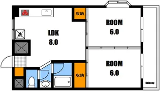 シンプルライフR【7階】の間取り