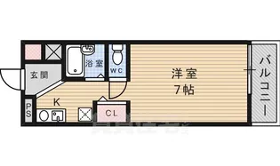 ルミエール箕面3【2階】の間取り