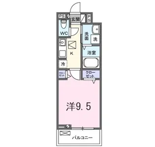 たばさはうすII【1階】の間取り