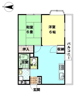 サンテラス司【1階】の間取り