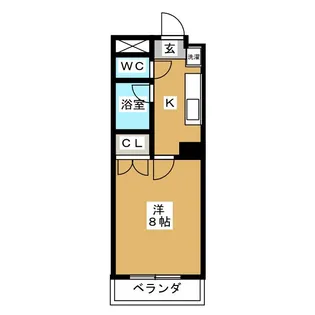 アパルト24【1階】の間取り