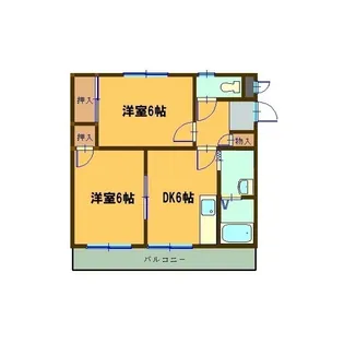 パークサイドN【2階】の間取り