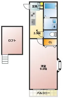 グリムコート【2階】の間取り