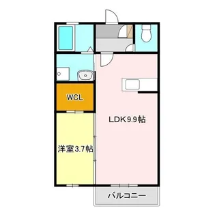 ReグランC【1階】の間取り