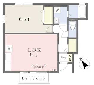 T-Three B【1階】の間取り