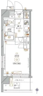 クレイシア池上リフィール【6階】の間取り