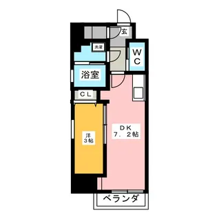 Blue Ocean Sako【2階】の間取り