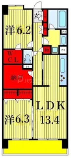 ウイングプラザ【2階】の間取り