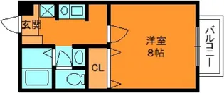 セジュール筒井【2階】の間取り