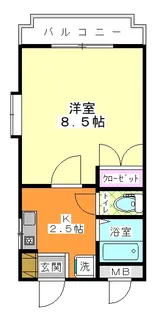 グリーンドエル【4階】の間取り