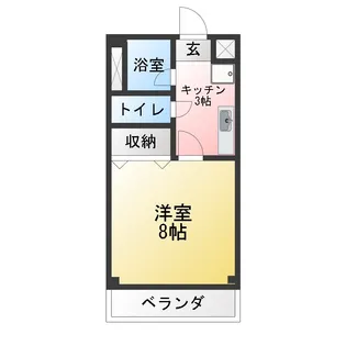 ピッコロハイツ【3階】の間取り