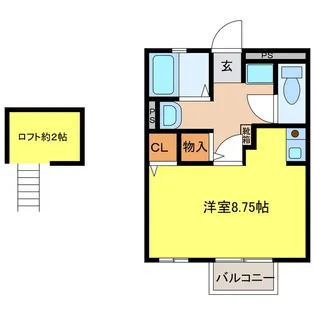 グランシャリオ【2階】の間取り