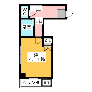 メゾンフェルテイル【2階】の間取り