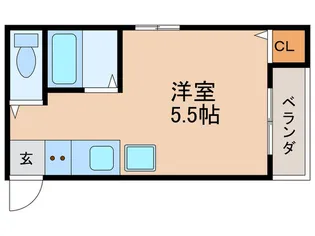 パ-ルスタイル福島【4階】の間取り
