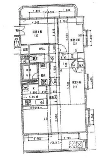 シオール壱番館【4階】の間取り