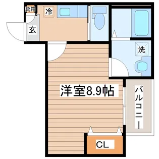 Outrigger小松島(アウトリガー小松島)【1階】の間取り