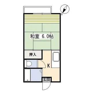 ハヤショウアパート【2階】の間取り