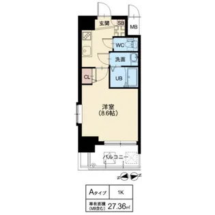 スプランディッド7【2階】の間取り