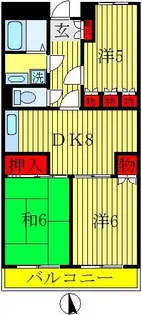 ニューコーポ高橋【3階】の間取り