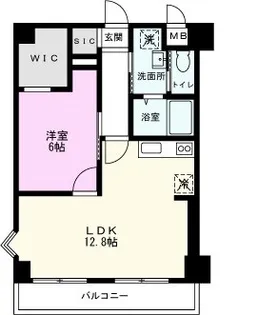 ウィンブルーム南与野【3階】の間取り