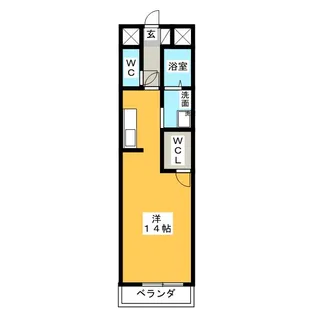 COCO HANDA【3階】の間取り