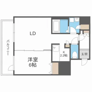 ヴァンベール【8階】の間取り