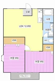 カームスズキ【2階】の間取り