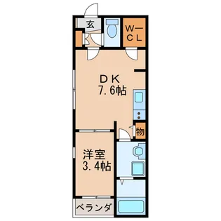 イルフィオーレ【3階】の間取り