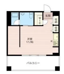 レジデンスシャルマン月島【3階】の間取り