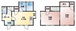 石川アパート(警固屋1-14-50)の間取り