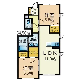 Halemahalo A【1階】の間取り