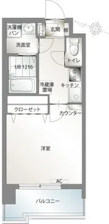 エンクレスト赤坂【2階】の間取り