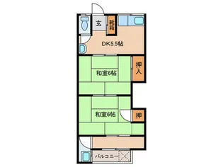 メゾン グラ-モラ【2階】の間取り