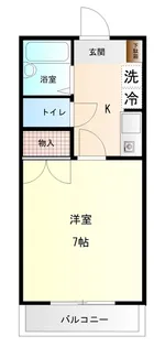 イーストヴィレッジ【2階】の間取り