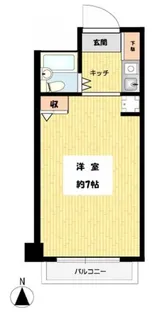 音羽ホームズ【3階】の間取り