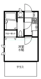 エフ・ソレイユ【1階】の間取り