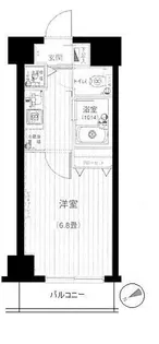 プレール ドゥーク文京白山【1階】の間取り