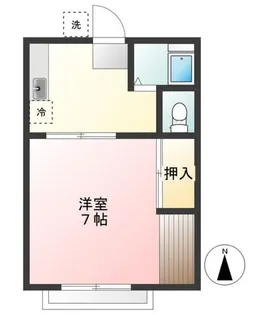 サンハイツ【2階】の間取り
