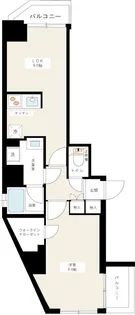 ハーモニーレジデンス品川荏原【9階】の間取り