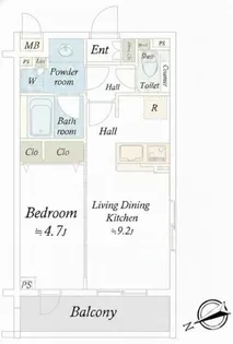 ダイナシティ高円寺II【4階】の間取り