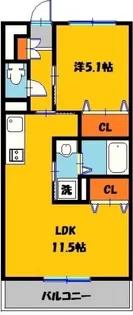 エトワールKEI【3階】の間取り