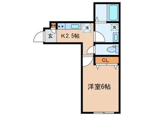アスール【1階】の間取り
