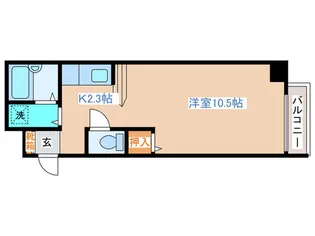 apt K【5階】の間取り