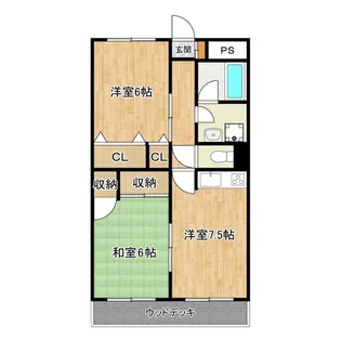 グレース多磨【2階】の間取り