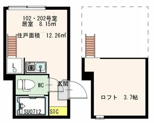 アーバンレジス【2階】の間取り